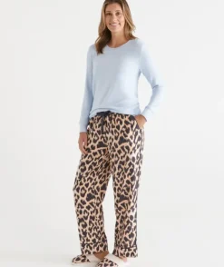Animal Print Flannelette Pyjama Pant