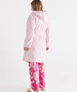 BCNA Floral Hooded Robe
