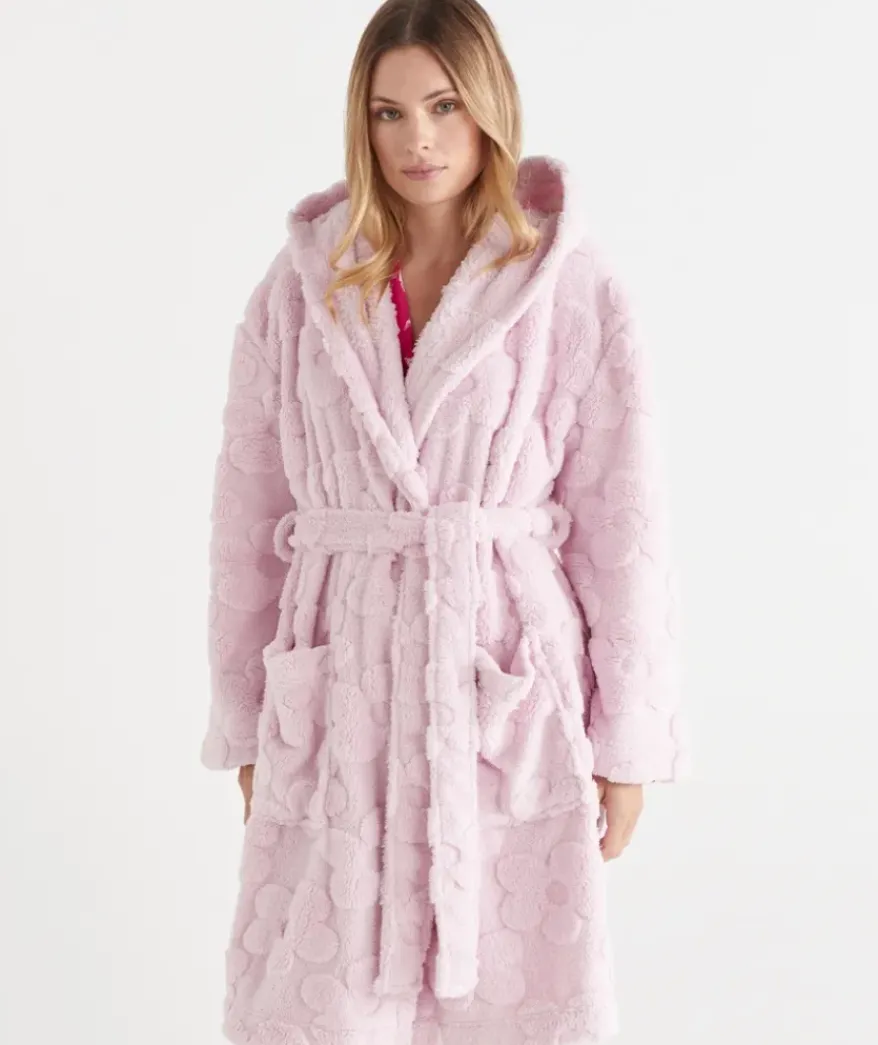 BCNA Floral Hooded Robe