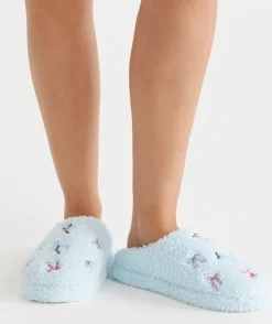 Bow Fluffy Slipper
