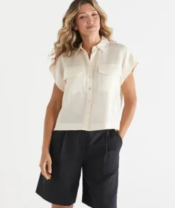 Boxy Fit Short Sleeve Shirt