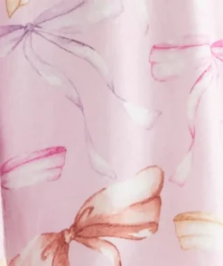 Brushed Bow Print Novelty Pyjama Set