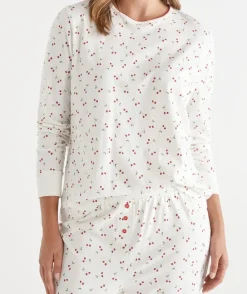 Cherry Print Novelty Pyjama Set