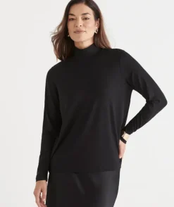 Classic Skivvy Top - Black
