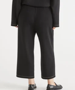 Contrast Stitch Culotte Pant