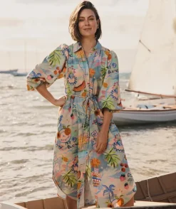 Costa Del Sol Midi Shirt Dress