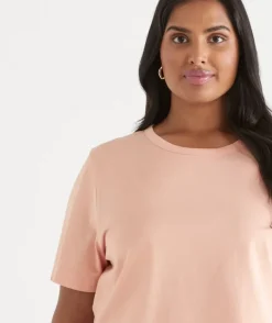 Crop Tee - Light Peach