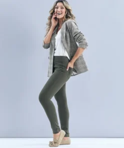 Denim Jegging - Khaki