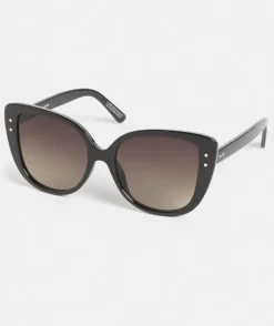 Fermo Black Oversized Sunglasses