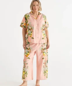 Floral Botanical Orchard Pyjama Set