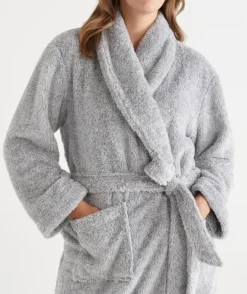 Fluffy Knit Robe