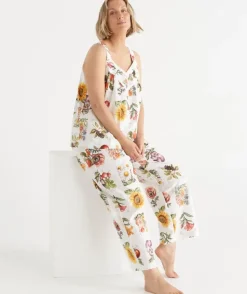Garden Stamp Print Cami Pyjama Set