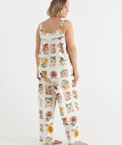 Garden Stamp Print Cami Pyjama Set