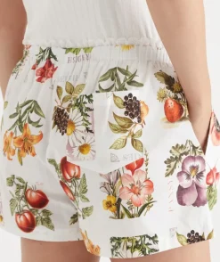 Garden Stamp Print Pyjama Boxer Short