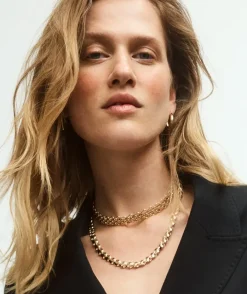 Gold Chain Chunky Necklace