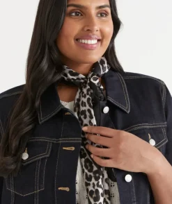 Leopard Square Scarf