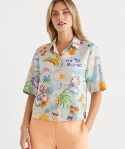 LINEN BLEND COSTA DEL SOL SHIRT