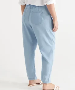 Lyocell Relaxed Drawstring Pant