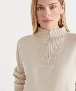 Milano Quarter Zip Lounge Jumper