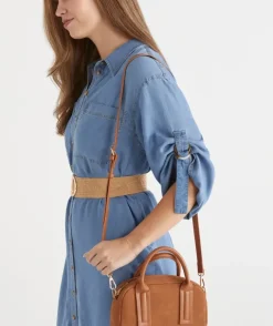 Mini Bowling Bag - Tan