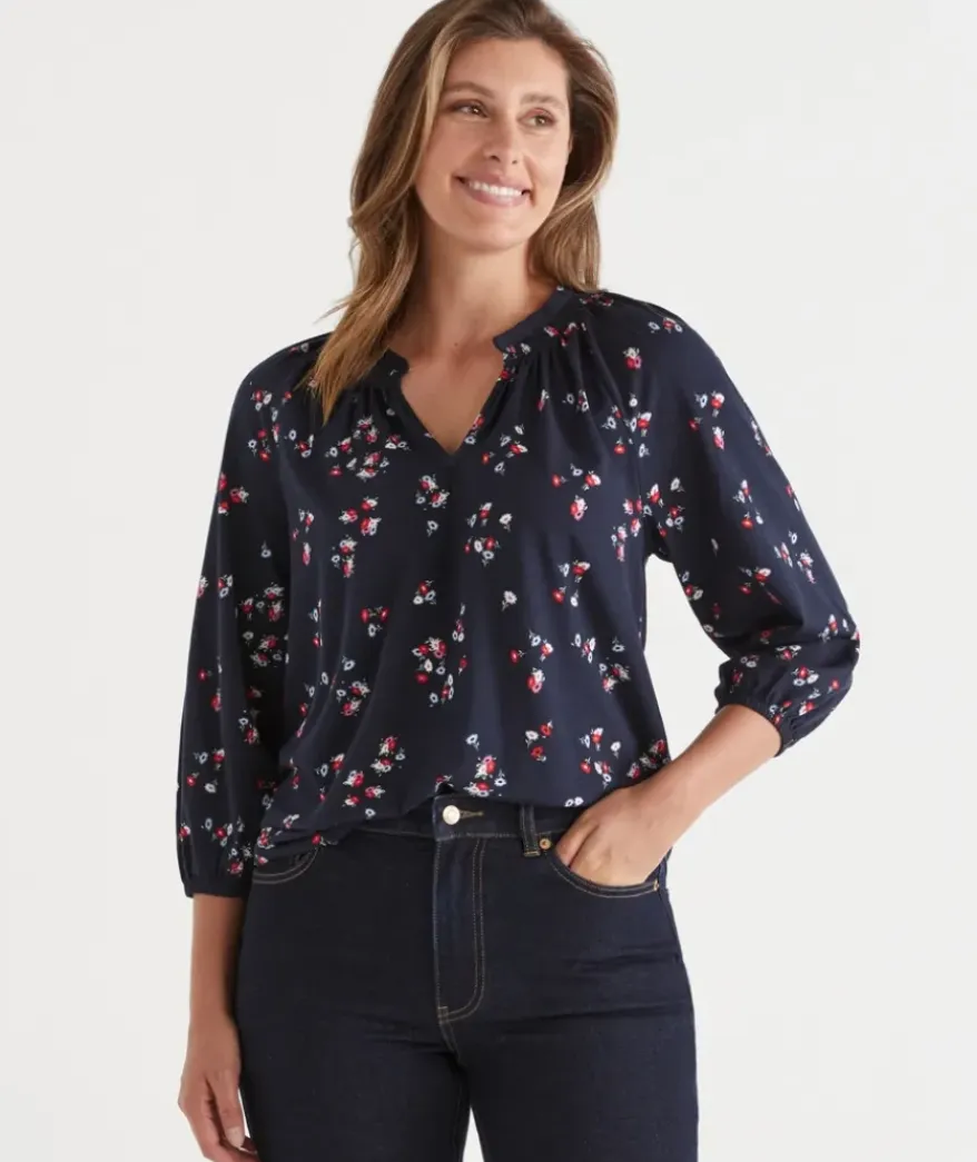 Modern Mini Floral Top