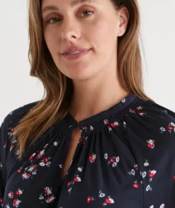 Modern Mini Floral Top
