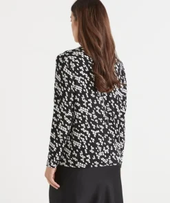 Mono Twist Skivvy Top - Black