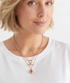 Multi Chain Layered Gold Necklace