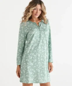 Paisley Long Sleeve Nightie