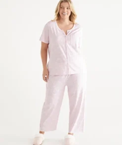 Paisley Short Sleeve Pyjama Set