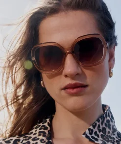 Parla Blush Oversized Sunglasses