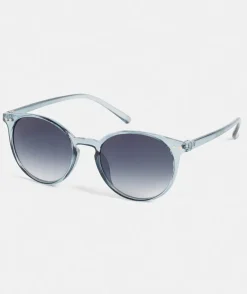 Pescara Navy Round Sunglasses