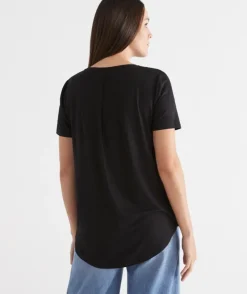 Pleat Back Tee