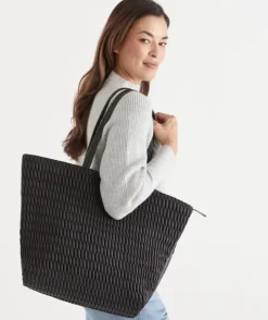 Quilted Puffer Weekend Bag