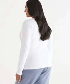 Rib Long Sleeve Tee