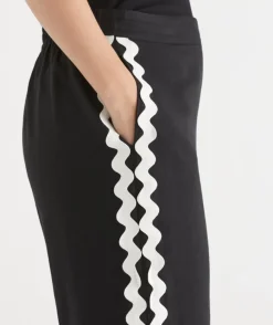 Ric Rac Detail Culotte Pant