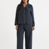 Satin Long Sleeve Pyjama Set