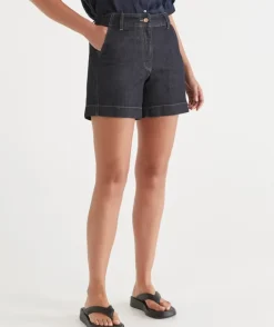 Slant Pocket Denim Short - Rinse Wash