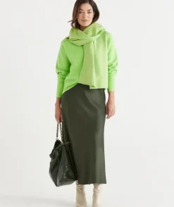 Slip Midi Skirt