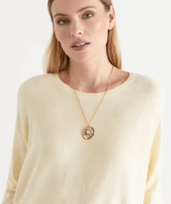 Solid Ring Pendant Necklace