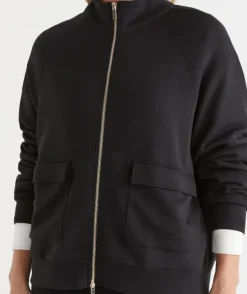 Stretch Jersey Zip Jacket