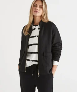 Stretch Jersey Zip Jacket