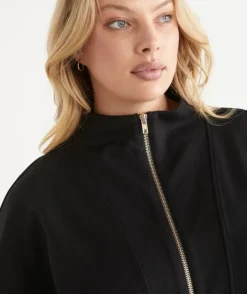 Stretch Jersey Zip Jacket