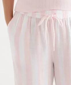Stripe Pyjama Pant - Pink