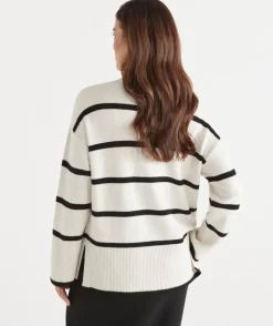 Stripe Rib Detail Jumper