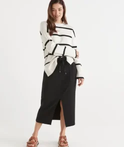 Stripe Rib Detail Jumper