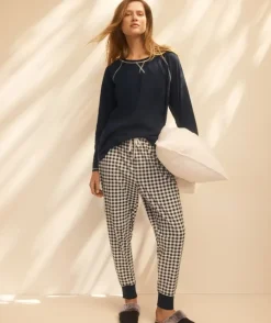 Tapered Gingham Pyjama Pant
