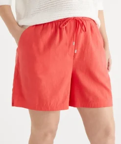 Tie Front Relaxed Short