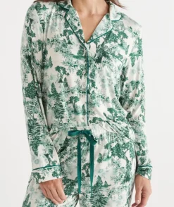 Toile Print Pyjama Set