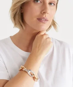 Two-Tone Chain Braclet